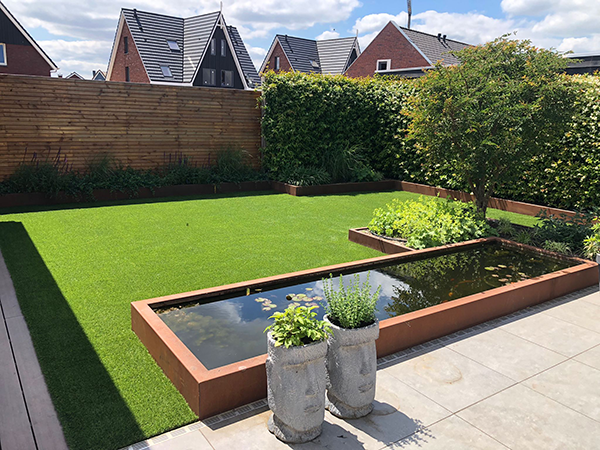 Kunstgras tuin